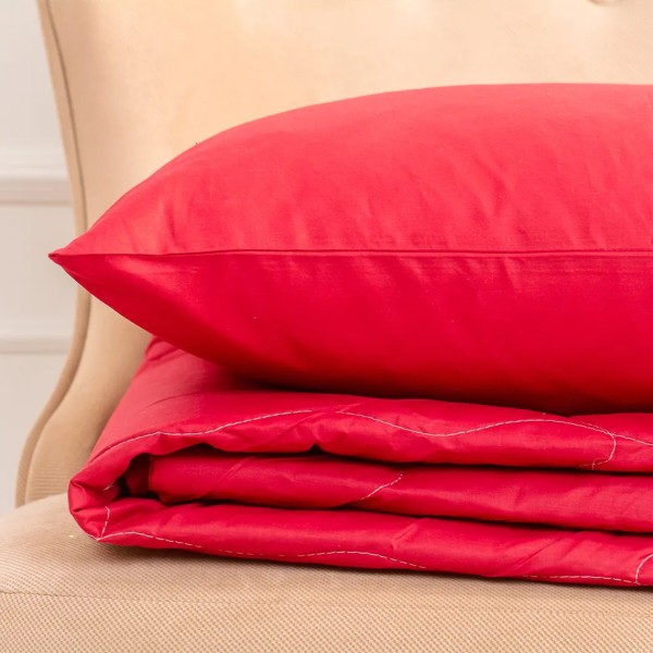 Фото - Комплект постельного белья MirSon №2401 EcoSilk 19-1655 Edmonda 140х205 см +нав. 2х50х70 см (2200003034233)